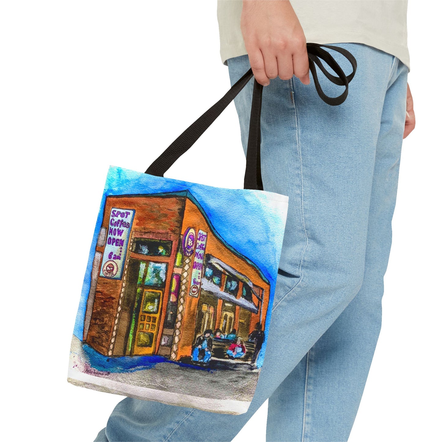 Spot Coffee tote bag