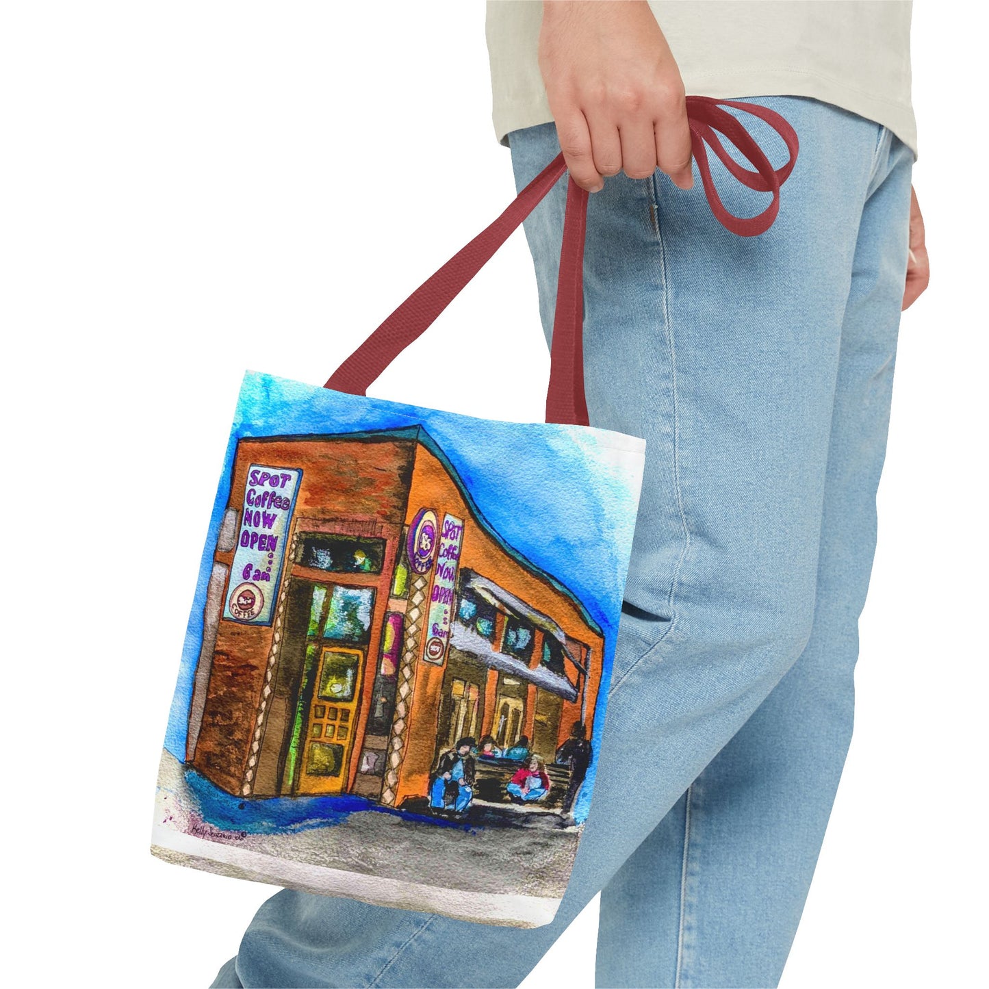 Spot Coffee tote bag
