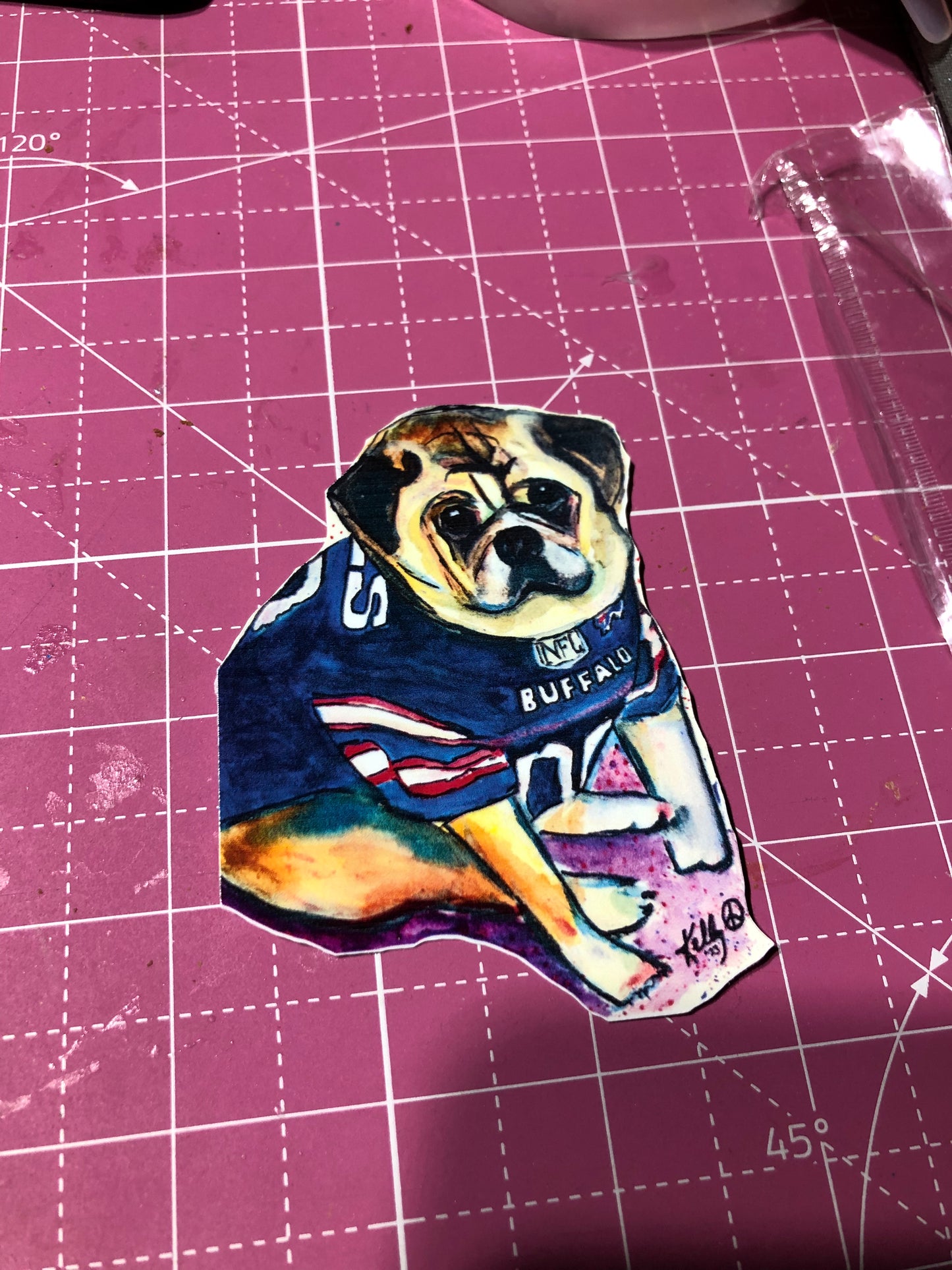 Chubby Puppy Sticker