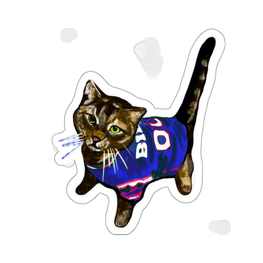 Bills Kitty Cat Kiss-Cut Stickers
