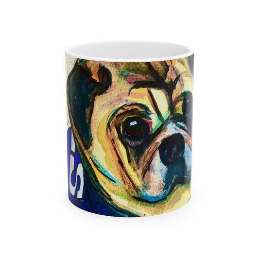 Chubby Puppy Ceramic Mug, (11oz)