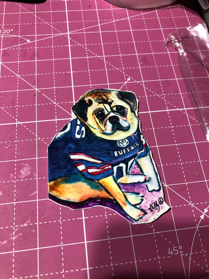 Chubby Puppy Sticker