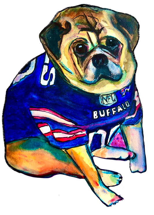Chubby Puppy Sticker