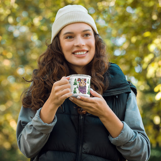 Christmas Monti Enamel Mug